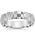 Mojave Maverick 5mm Wedding Ring Platinum Wedding Band