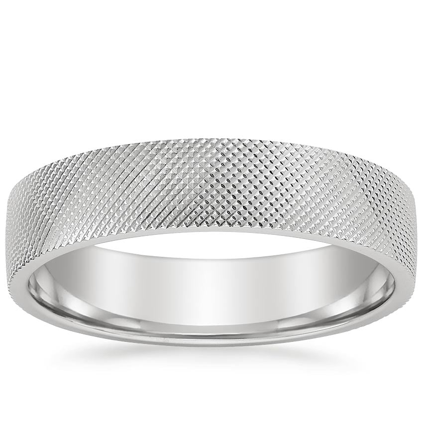 Mojave Maverick 5mm Wedding Ring Platinum Wedding Band