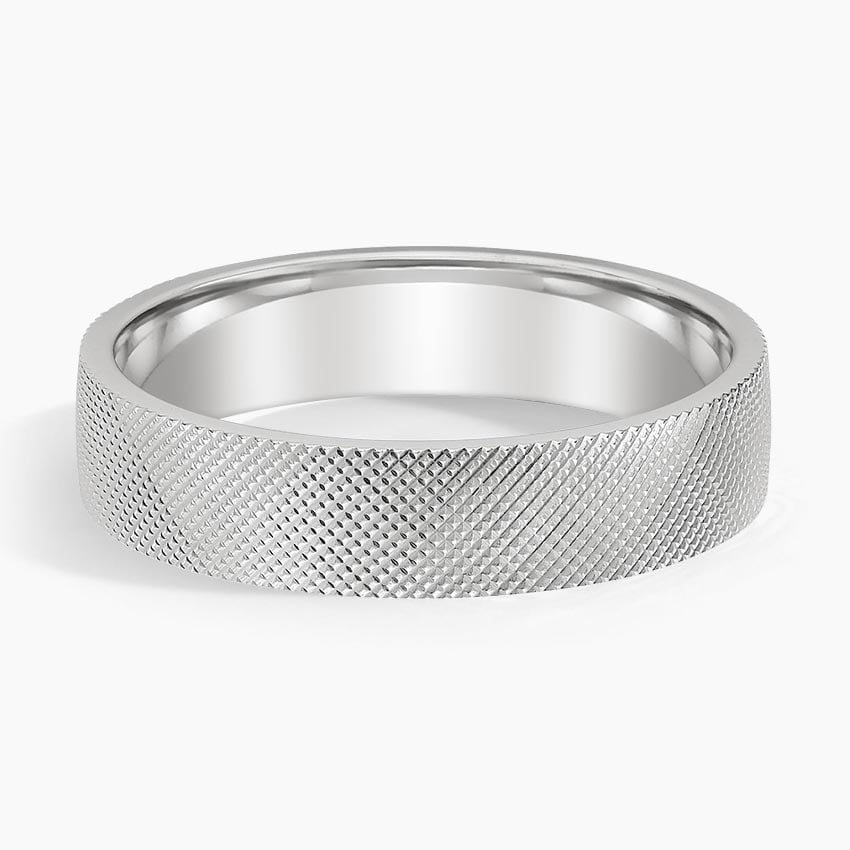 Mojave Maverick 5mm Wedding Ring Platinum Wedding Band
