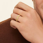 Mojave Maverick 5mm Wedding Ring Yellow Gold 18k Wedding Band