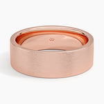Mojave Matte 5.5mm Wedding Ring Rose Gold 18k Wedding Band