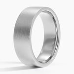 Mojave Matte 7mm Wedding Ring Platinum Wedding Band