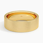 Mojave Matte 5.5mm Wedding Ring Yellow Gold 18k Wedding Band