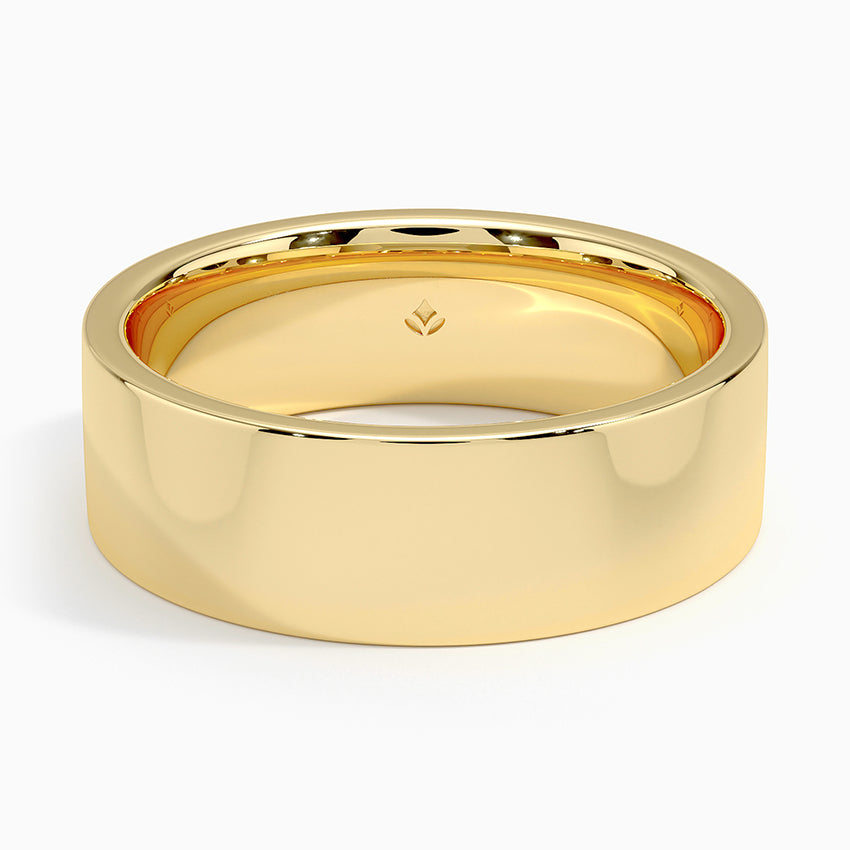 Mojave 7mm Wedding Ring Yellow Gold 18k Wedding Band