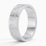 Topo 6mm Wedding Ring Platinum Wedding Band