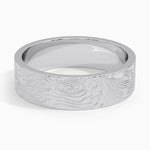 Topo 6mm Wedding Ring Platinum Wedding Band