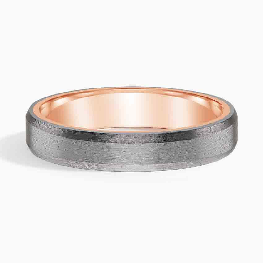 Endeavor 6.5mm Wedding Ring Rose Gold 18k Wedding Band
