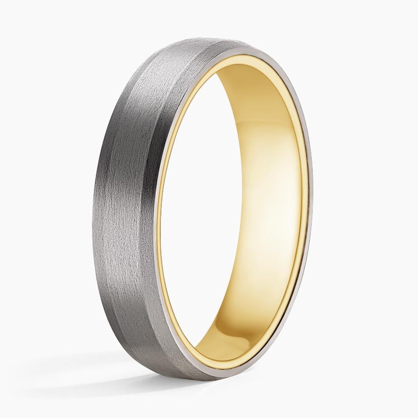 Endeavor 4.5mm Wedding Ring Yellow Gold 18k Wedding Band