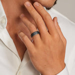 Endeavor 7.5mm Wedding Ring White Gold 18k Wedding Band