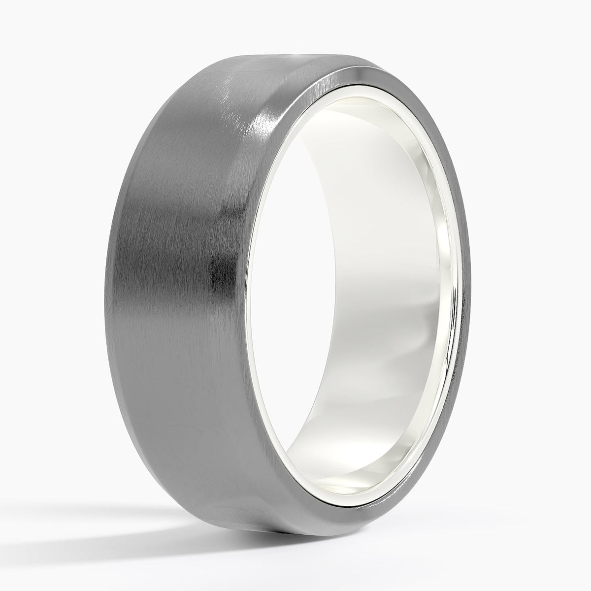Endeavor 7.5mm Wedding Ring White Gold 18k Wedding Band