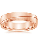 Phoenix 5.5mm Wedding Ring Rose Gold 18k Wedding Band