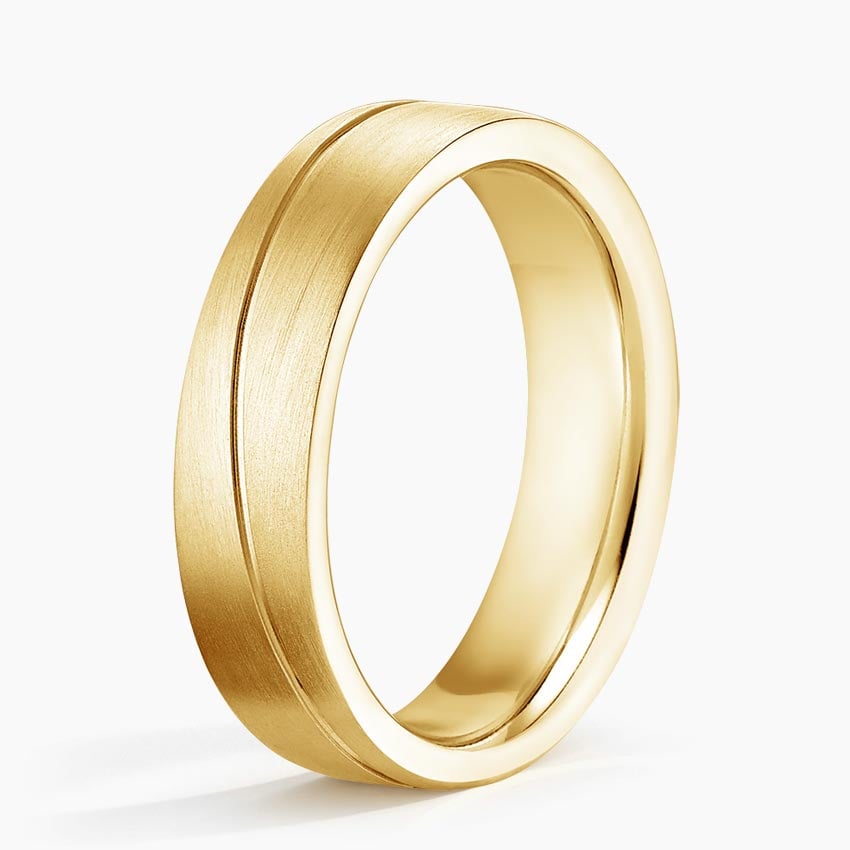 Phoenix 5.5mm Wedding Ring Yellow Gold 18k Wedding Band