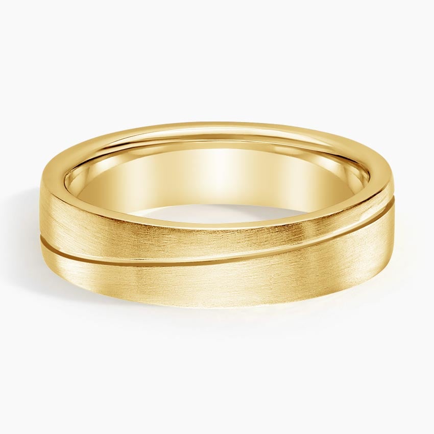 Phoenix 5.5mm Wedding Ring Yellow Gold 18k Wedding Band