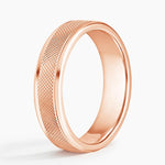 Maverick 5.5mm Wedding Ring Rose Gold 18k Wedding Band