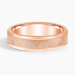 Maverick 5.5mm Wedding Ring Rose Gold 18k Wedding Band