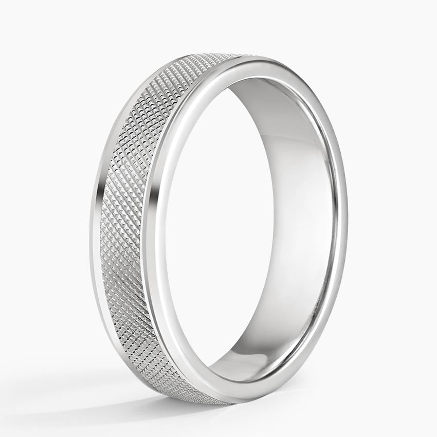 Maverick 5.5mm Wedding Ring Platinum Wedding Band
