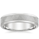 Maverick 5.5mm Wedding Ring Platinum Wedding Band