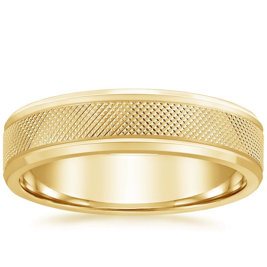Maverick 5.5mm Wedding Ring Yellow Gold 18k Wedding Band