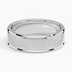 Maverick 6.5mm Wedding Ring Platinum Wedding Band
