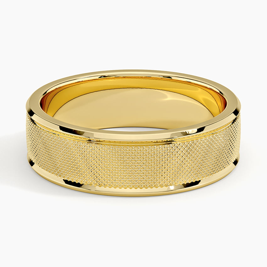 Maverick 6.5mm Wedding Ring Yellow Gold 18k Wedding Band