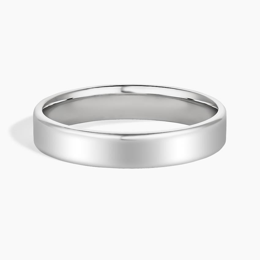 Mojave Slim Profile 4mm Wedding Ring Platinum Wedding Band