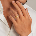 Mojave Slim Profile 4mm Wedding Ring Yellow Gold 18k Wedding Band