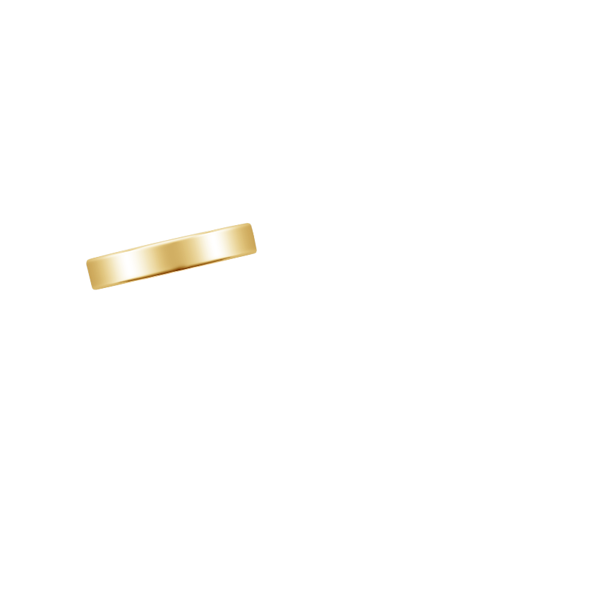 Mojave Slim Profile 4mm Wedding Ring Yellow Gold 18k Wedding Band
