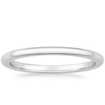Comfort Fit Wedding Ring Platinum 1.5mm Wedding Band