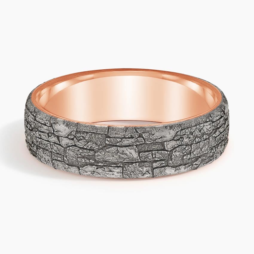 Cuzco 6.5mm Wedding Ring Rose Gold 18k Wedding Band