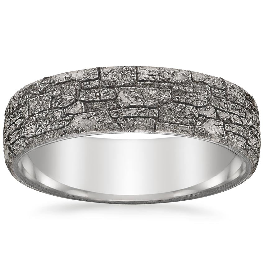 Cuzco 6.5mm Wedding Ring White Gold 18k Wedding Band