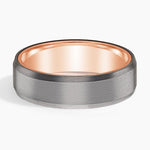 Endeavor 6.5mm Wedding Ring Rose Gold 18k Wedding Band