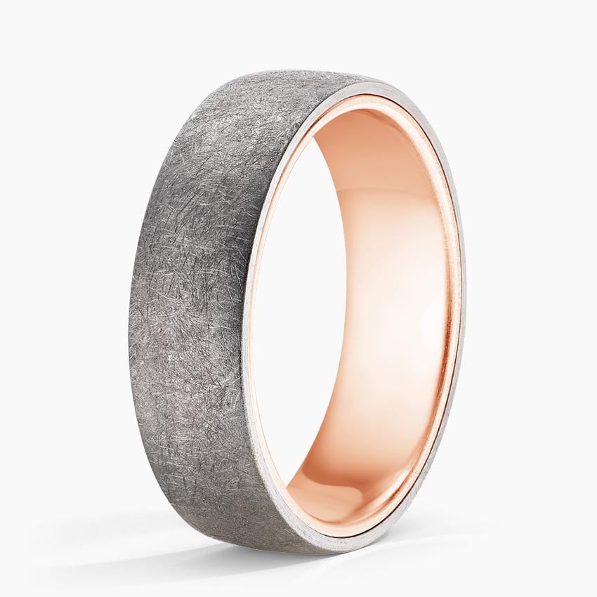 Dylan 6.5mm Wedding Ring Rose Gold 18k Wedding Band