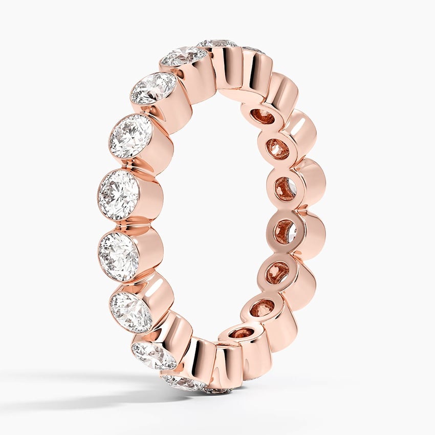 Colette Eternity Lab Diamond Ring (2 ct. tw.) Rose Gold 18k Eternity Band