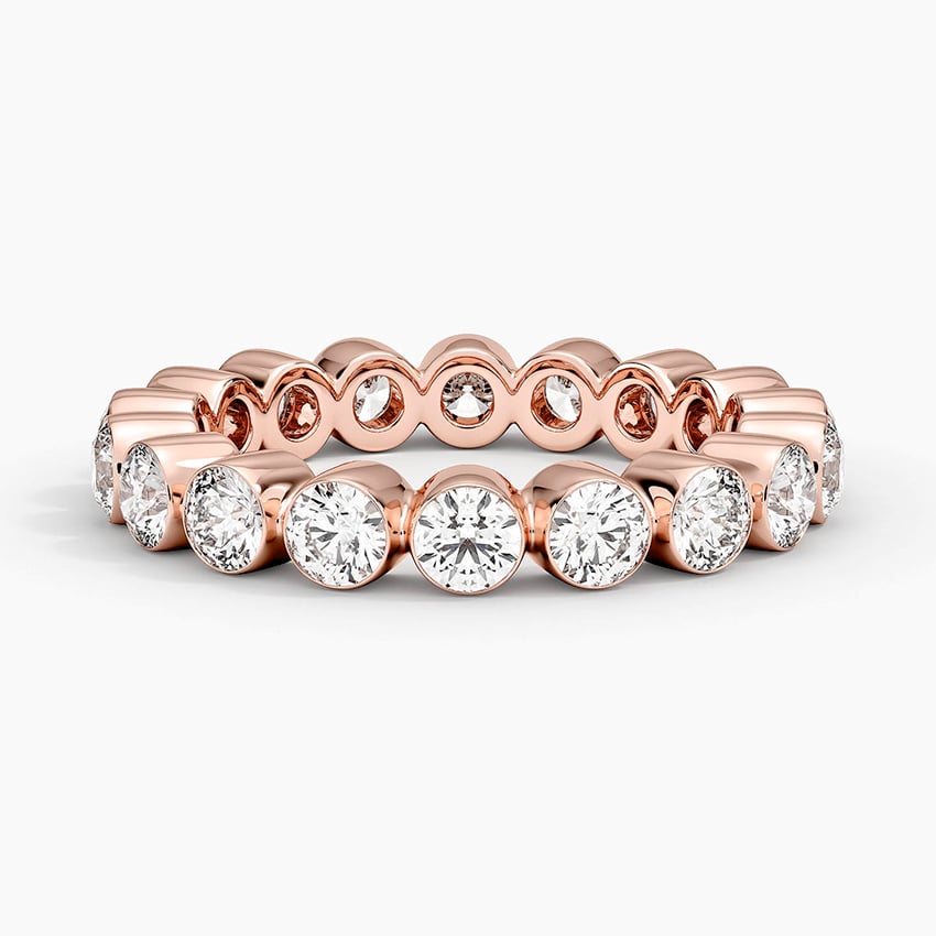Colette Eternity Lab Diamond Ring (2 ct. tw.) Rose Gold 18k Eternity Band