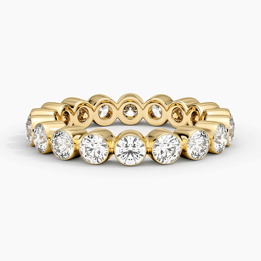 Colette Eternity Lab Diamond Ring (2 ct. tw.) Yellow Gold 18k Eternity Band