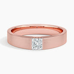 Jamie Diamond 4mm Wedding Ring Rose Gold 18k Wedding Band