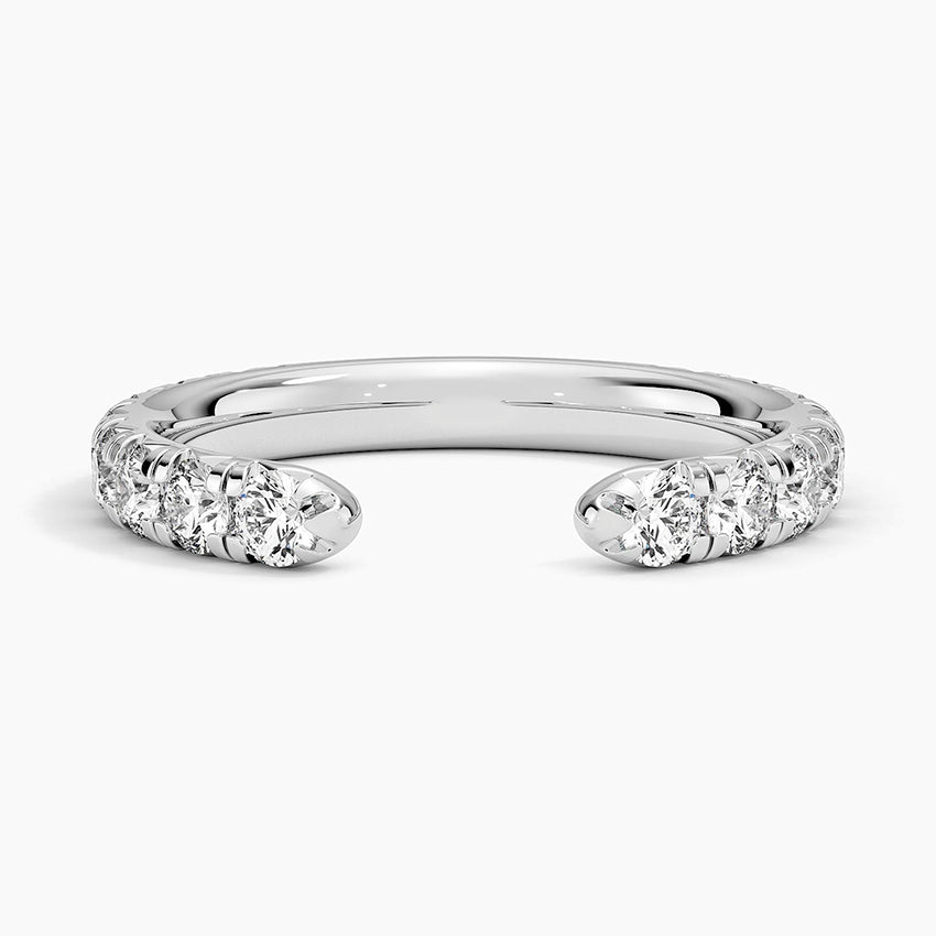 Anthology Diamond Open Ring Platinum Wedding Band