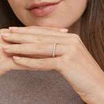 Anthology Three-Quarter Coverage Diamond Ring Rose Gold 18k Wedding Band