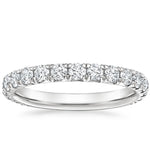 Anthology Three-Quarter Coverage Diamond Ring Platinum Wedding Band