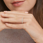 Anthology Three-Quarter Coverage Diamond Ring Yellow Gold 18k Wedding Band