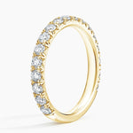 Anthology Three-Quarter Coverage Diamond Ring Yellow Gold 18k Wedding Band