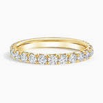 Anthology Three-Quarter Coverage Diamond Ring Yellow Gold 18k Wedding Band