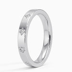 Elara 3mm Diamond Ring Platinum Eternity Band
