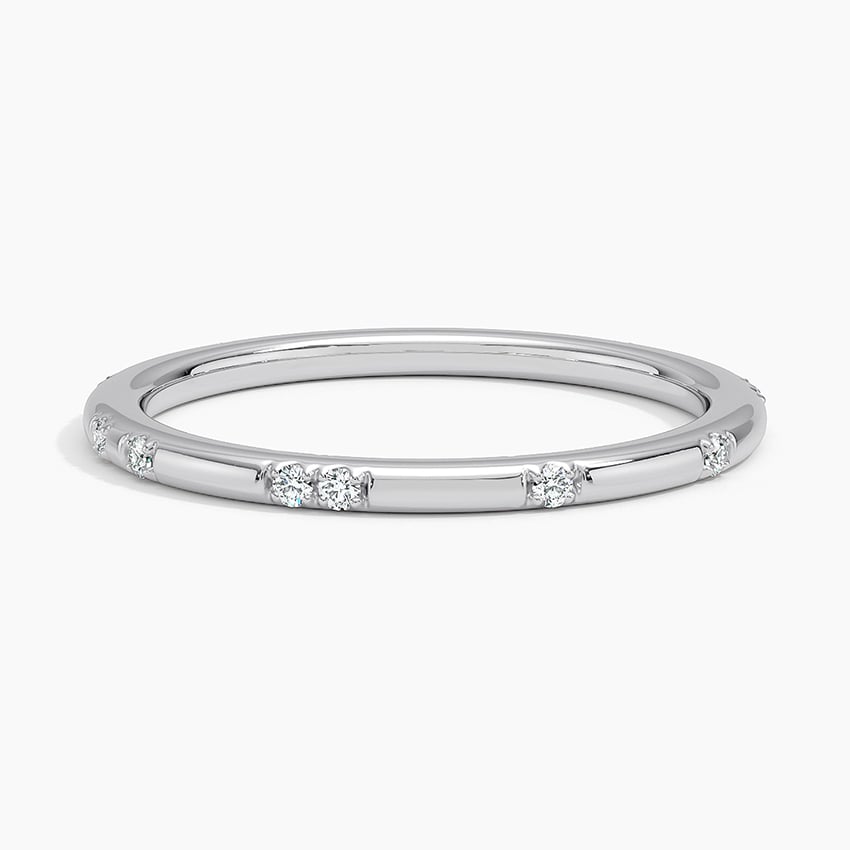Astra 1.4mm Diamond Ring Platinum Wedding Band
