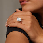 Astra 2.4mm Diamond Ring (1/4 ct. tw.) Rose Gold 18k Wedding Band