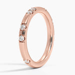 Astra 2.4mm Diamond Ring (1/4 ct. tw.) Rose Gold 18k Wedding Band