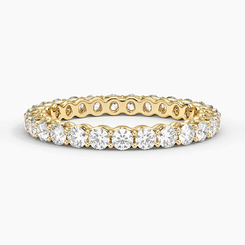 Elodie Eternity Lab Diamond Ring (1 ct. tw.) Yellow Gold 18k Eternity Band