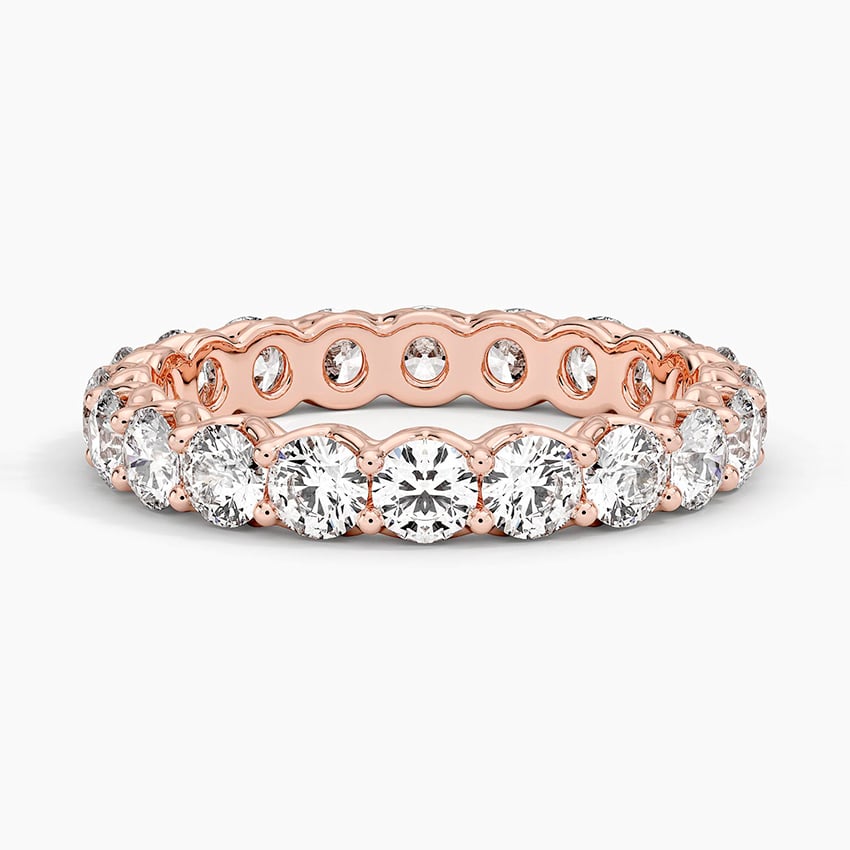 Elodie Eternity Lab Diamond Ring (2 ct. tw.) Rose Gold 18k Eternity Band