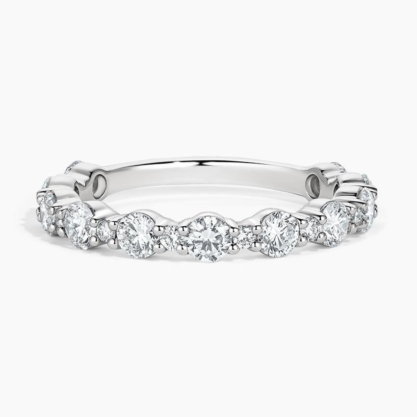 Stacia Lab Diamond Wedding Ring Platinum Wedding Band