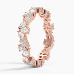 Clemente Eternity Diamond Ring Rose Gold 18k Eternity Band